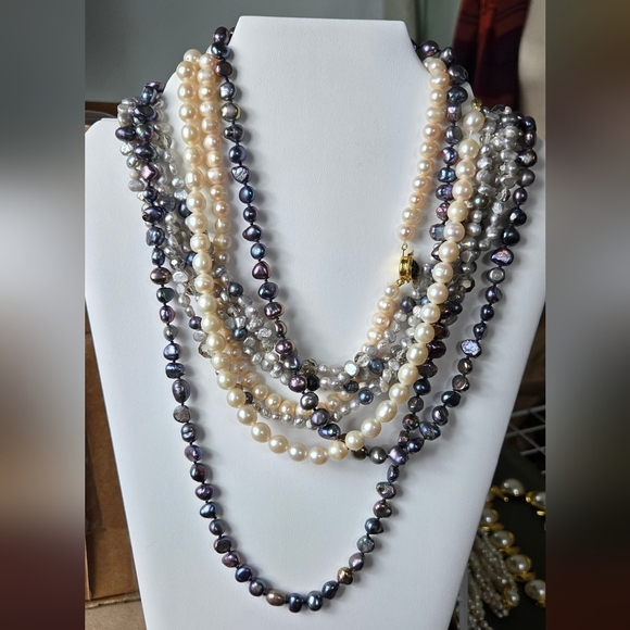 Rice & Baroque Pearl Jewelry Lot w/ Decor Pearl panda - Picture 13 of 16